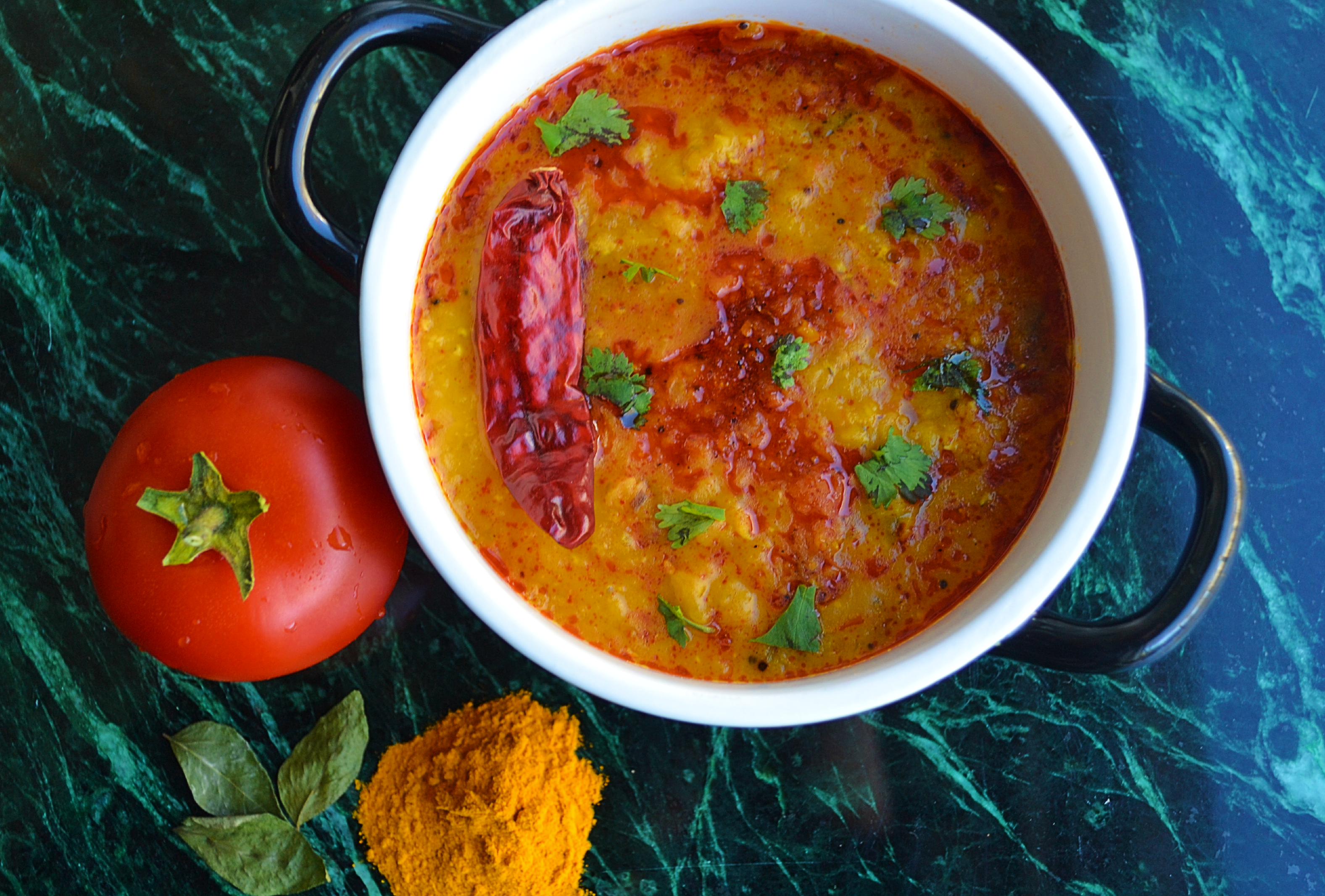 Authentic Indian dal tadka